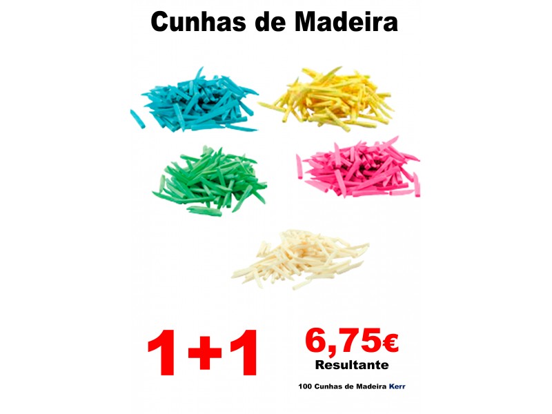 1+1 Cunhas de Madeira